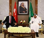 اردوغان برای میانجیگری بحران قطر با پادشاه عربستان دیدار کرد  